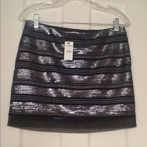 Express sequined skirt.